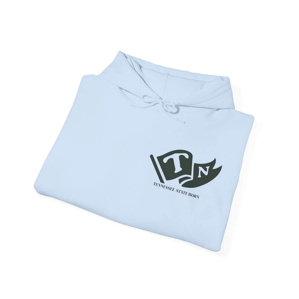 Tennessee State Born and Raised Unisex Hoodie - Volunteer State Pride Design