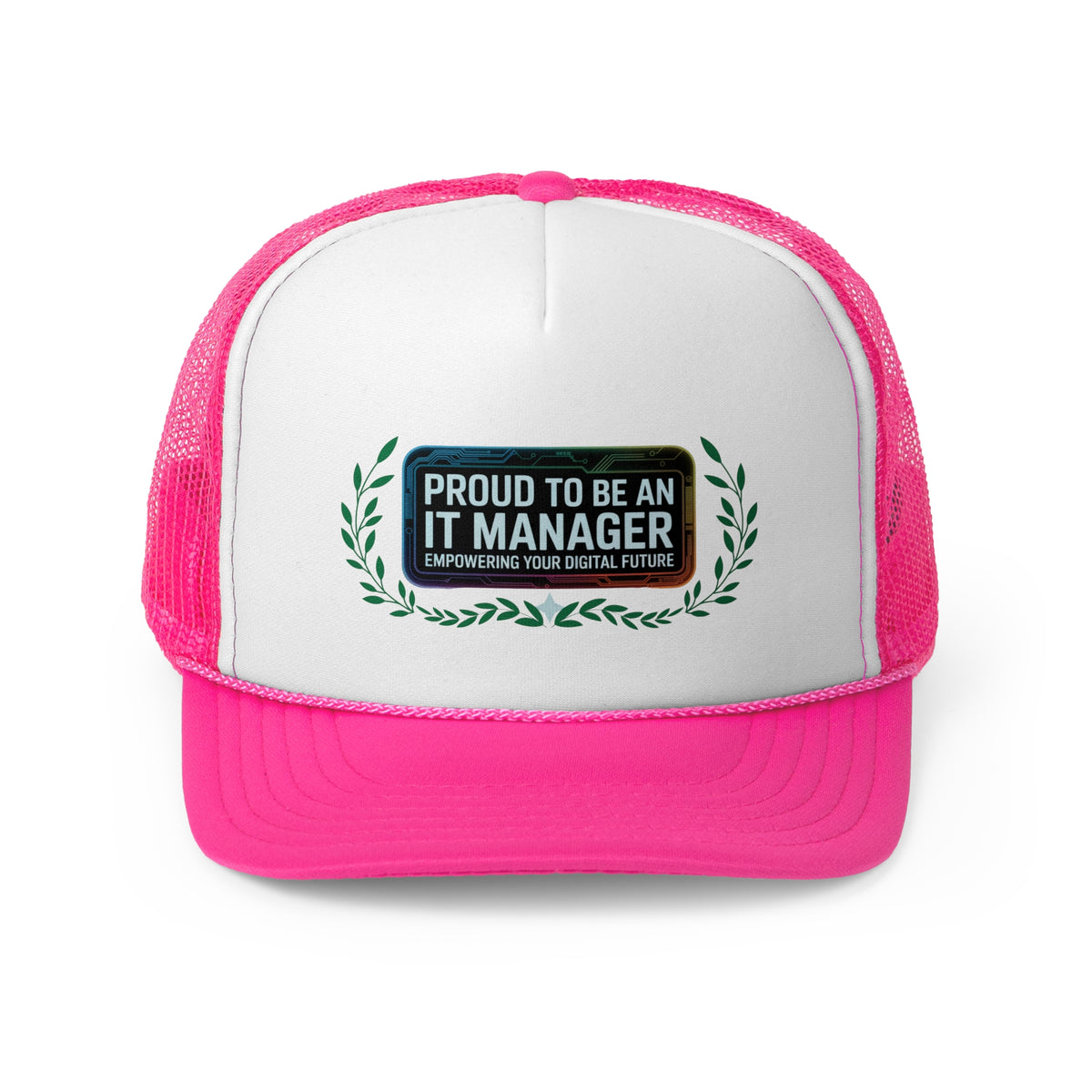 IT Manager Trucker Hat – Proud to Be an IT Manager | Empowering Your Digital Future | Tech Leader & IT Professional Gift Cap