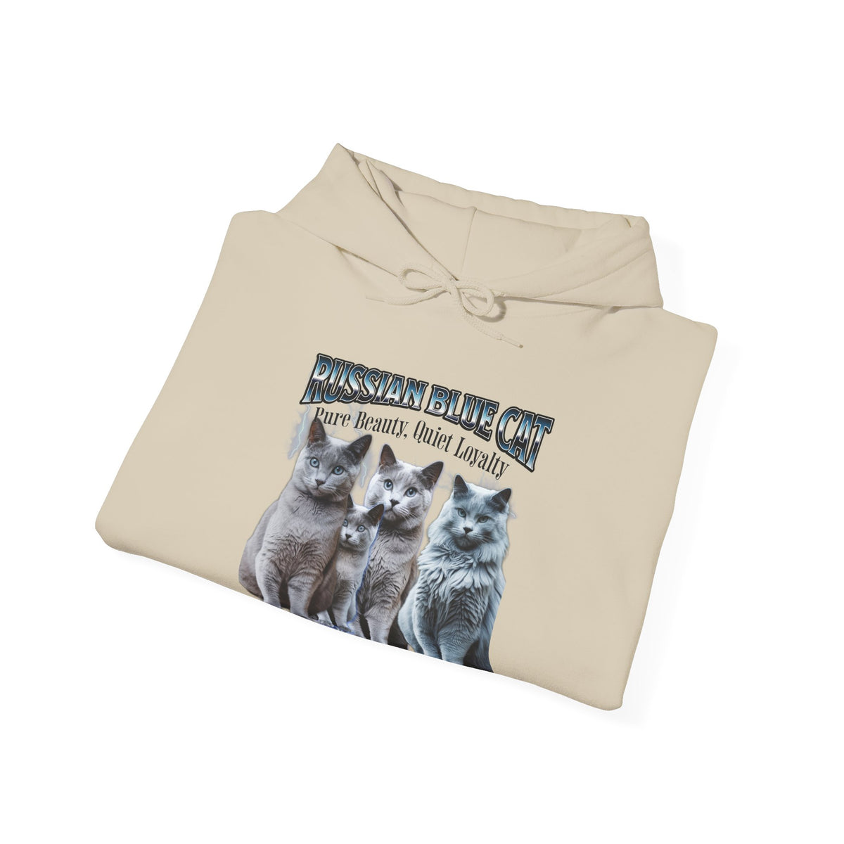 Russian Blue Cat “Pure Beauty, Quiet Loyalty” | Elegant Cat Lover Shirt | Russian Blue Cat Gift | Feline Art Tee | New Edge Gifts & Novelties