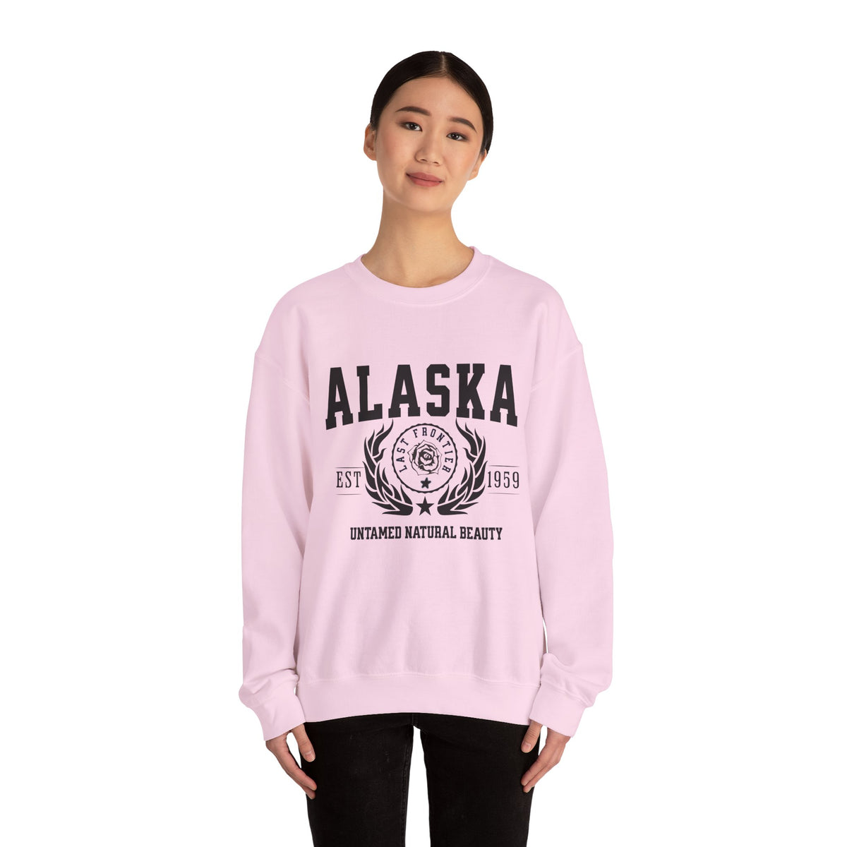 Alaska State Legacy Unisex Sweatshirt – Untamed Natural Beauty | Wild Frontier Crewneck