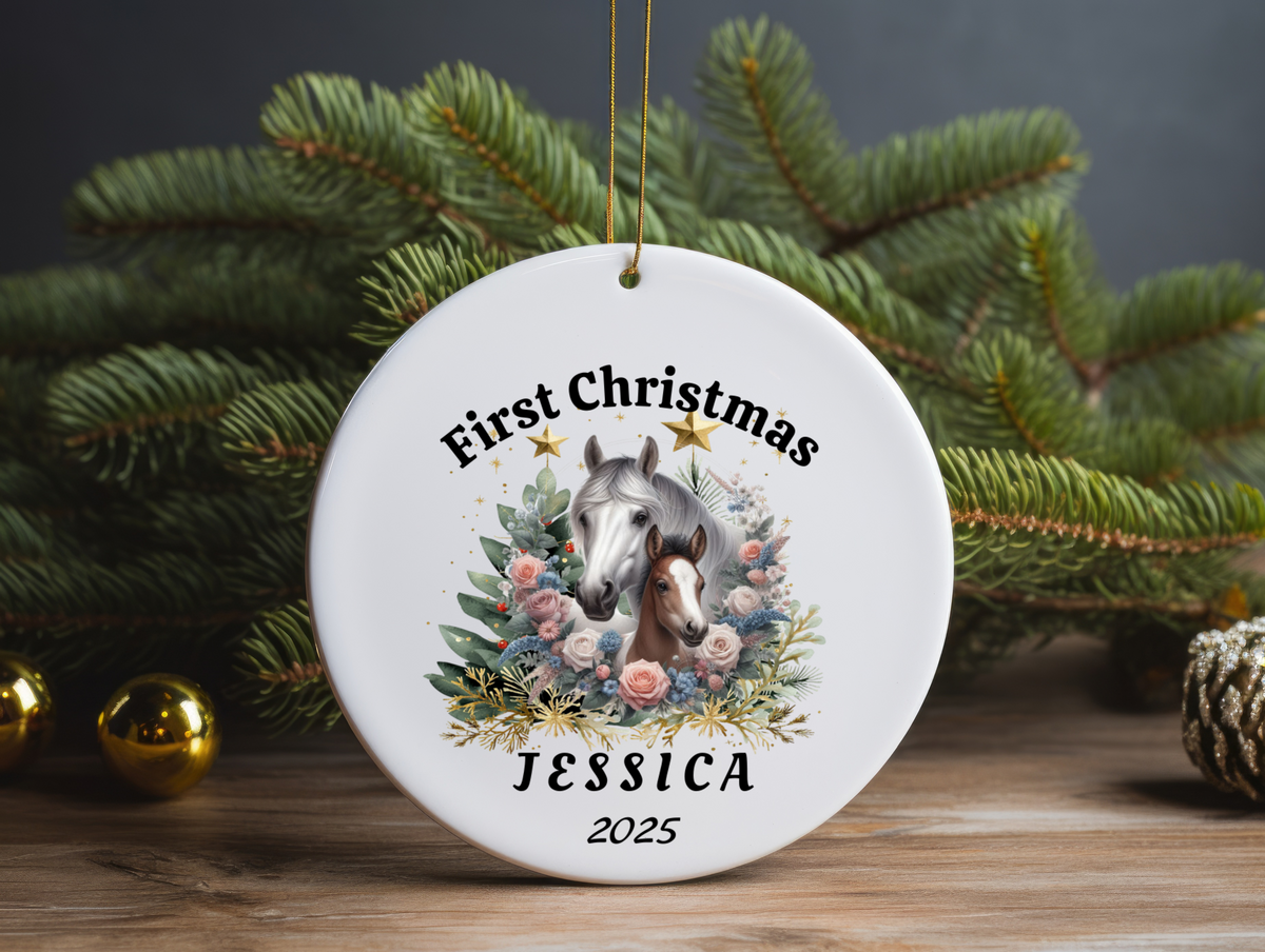 Personalized Name Ornament 2025 | First Christmas Family Keepsake | Custom Holiday Name Decoration | Unique Christmas Gift