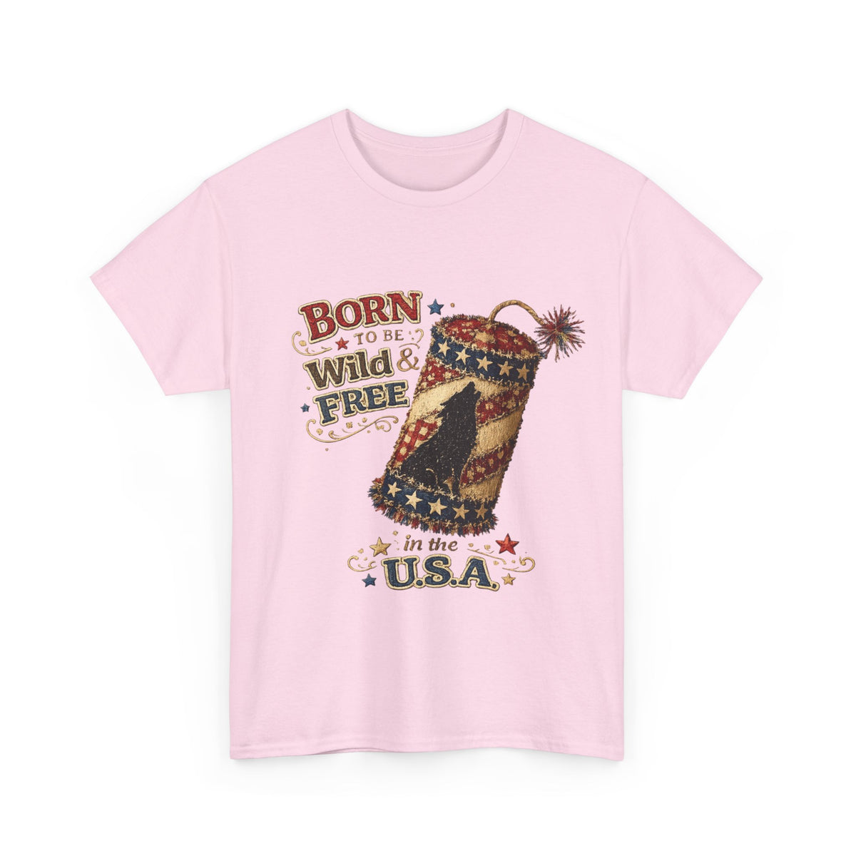 Patriotic 'Born to be Wild & Free in the U.S.A.' T-Shirt