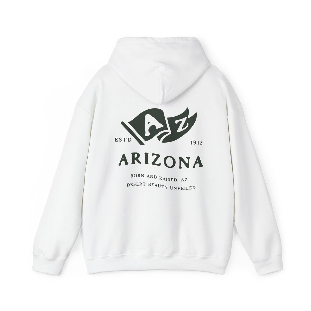 Arizona State Born and Raised Unisex Hoodie - Grand Canyon State Pride Design