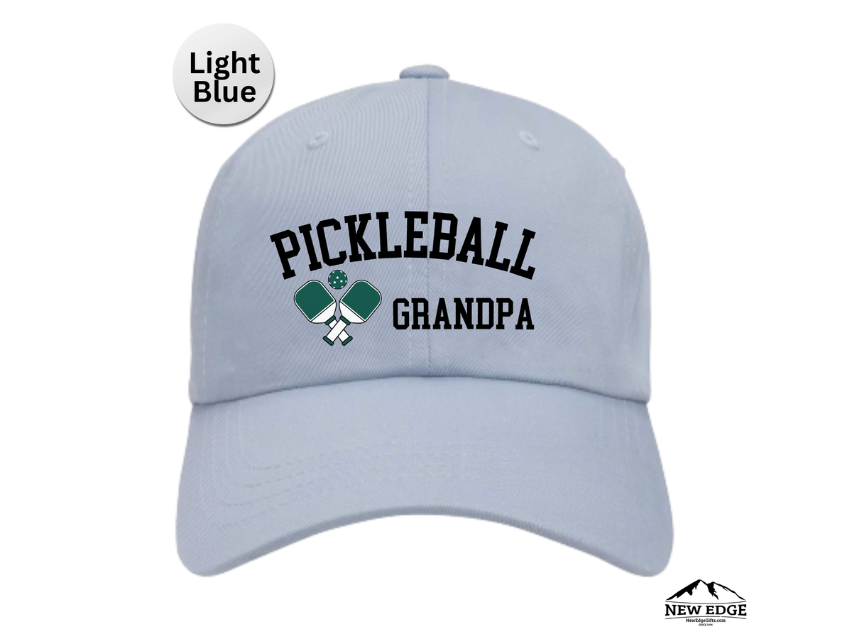 GRANDPA Pickleball Hat – Embroidered Unisex Baseball Cap for Fathers, Dads, Grandpa – Best Christmas & Birthday Gift for Pickleball Players