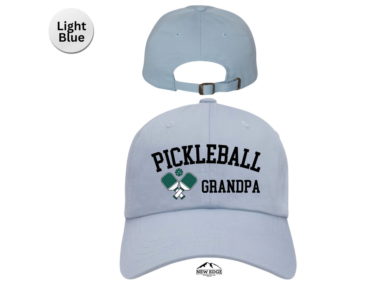 GRANDPA Pickleball Hat – Embroidered Unisex Baseball Cap for Fathers, Dads, Grandpa – Best Christmas & Birthday Gift for Pickleball Players
