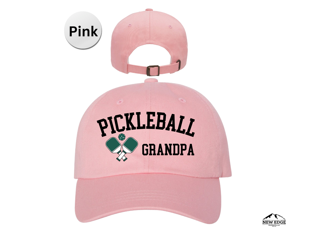 GRANDPA Pickleball Hat – Embroidered Unisex Baseball Cap for Fathers, Dads, Grandpa – Best Christmas & Birthday Gift for Pickleball Players