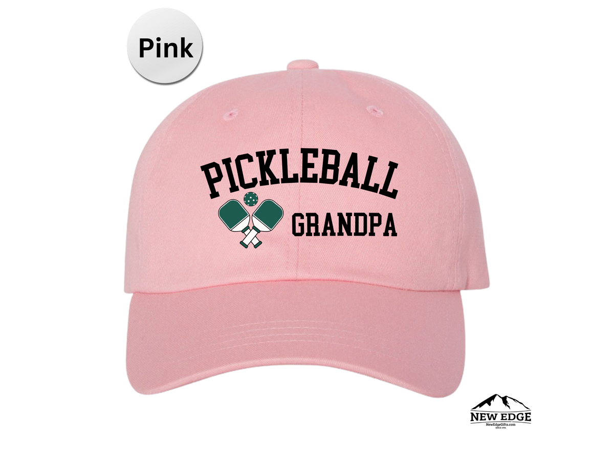 GRANDPA Pickleball Hat – Embroidered Unisex Baseball Cap for Fathers, Dads, Grandpa – Best Christmas & Birthday Gift for Pickleball Players