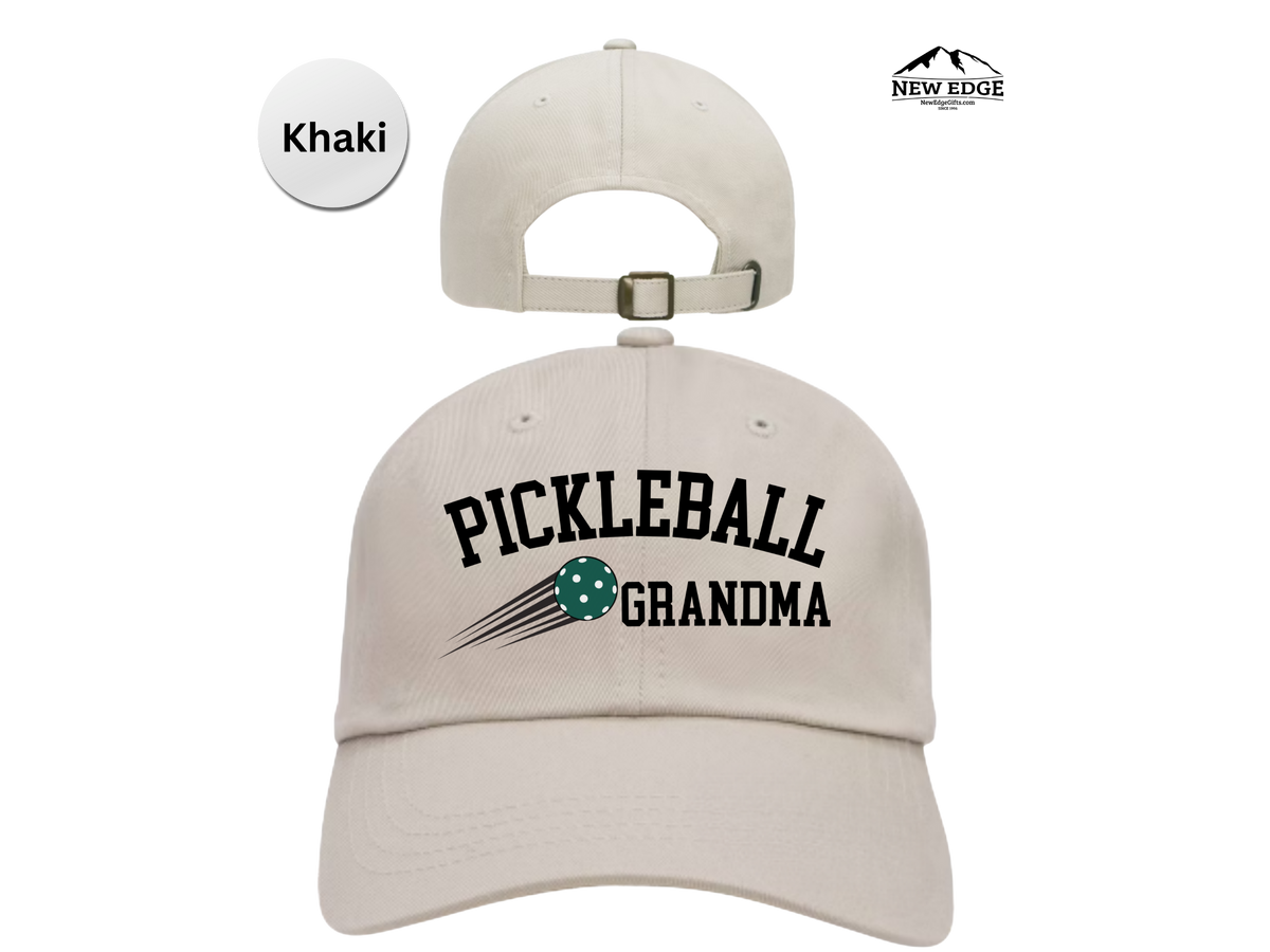 GRANDMA Pickleball Hat – Embroidered Baseball Cap for Grandma, Moms, Mommy – Fun Pickleball Gift for Women Players