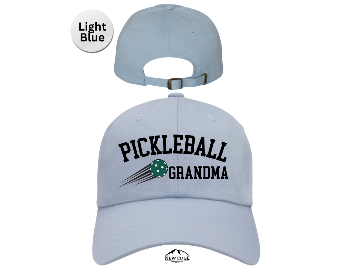 GRANDMA Pickleball Hat – Embroidered Baseball Cap for Grandma, Moms, Mommy – Fun Pickleball Gift for Women Players