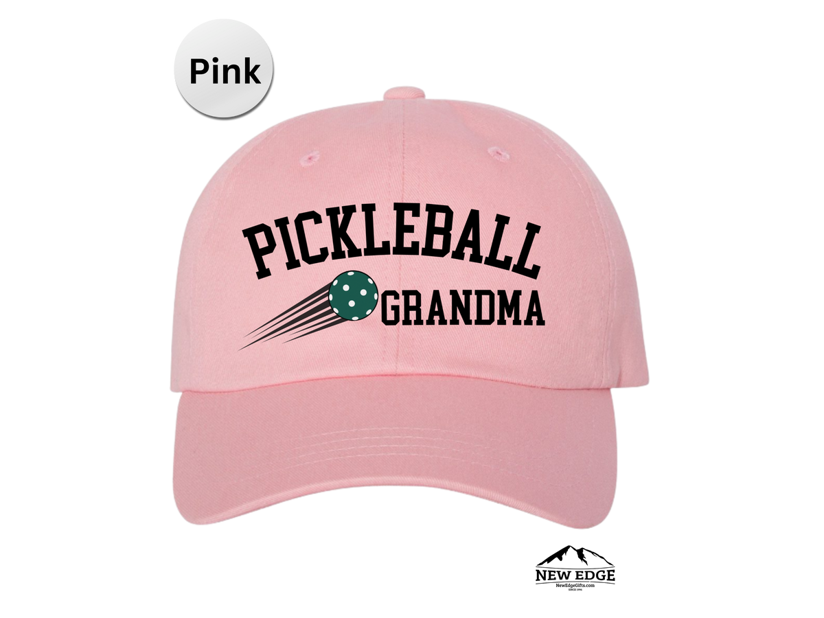 GRANDMA Pickleball Hat – Embroidered Baseball Cap for Grandma, Moms, Mommy – Fun Pickleball Gift for Women Players