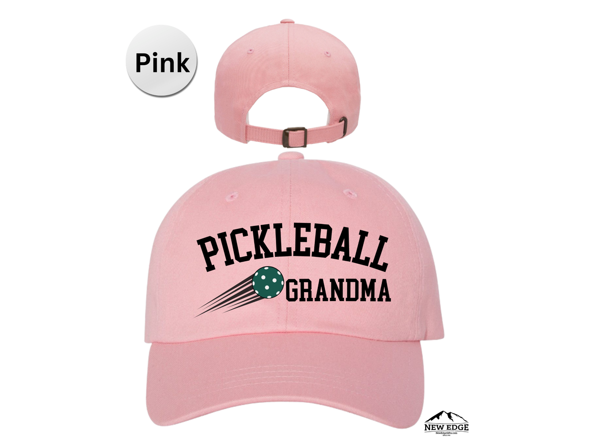 GRANDMA Pickleball Hat – Embroidered Baseball Cap for Grandma, Moms, Mommy – Fun Pickleball Gift for Women Players
