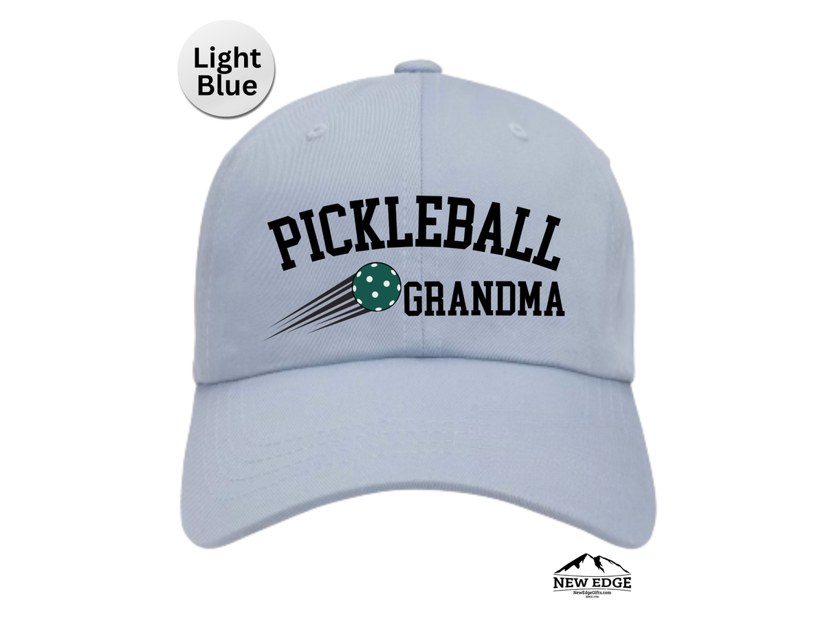 GRANDMA Pickleball Hat – Embroidered Baseball Cap for Grandma, Moms, Mommy – Fun Pickleball Gift for Women Players