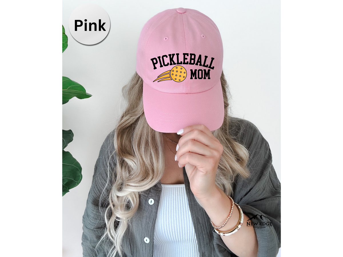 MOM Pickleball Hat – Embroidered Baseball Cap for Moms, Mommy, MAMA – Best Gift for Pickleball Lovers
