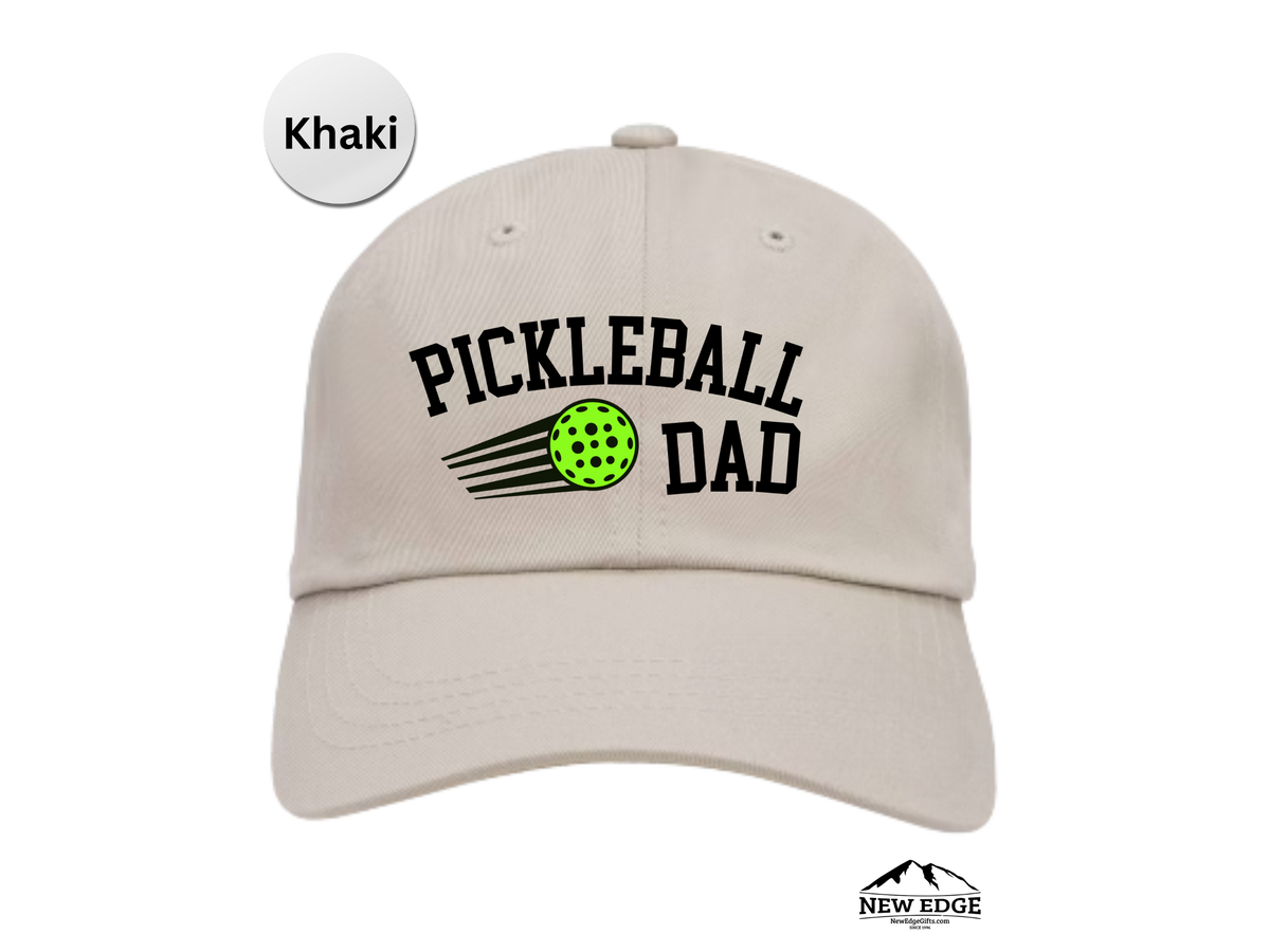 DAD Pickleball Hat – Embroidered Baseball Cap for Dads, Daddy, Fathers – Best Gift for Pickleball Players