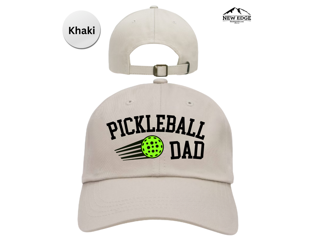 DAD Pickleball Hat – Embroidered Baseball Cap for Dads, Daddy, Fathers – Best Gift for Pickleball Players