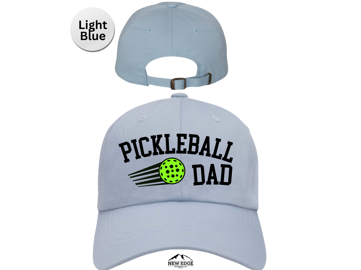 DAD Pickleball Hat – Embroidered Baseball Cap for Dads, Daddy, Fathers – Best Gift for Pickleball Players