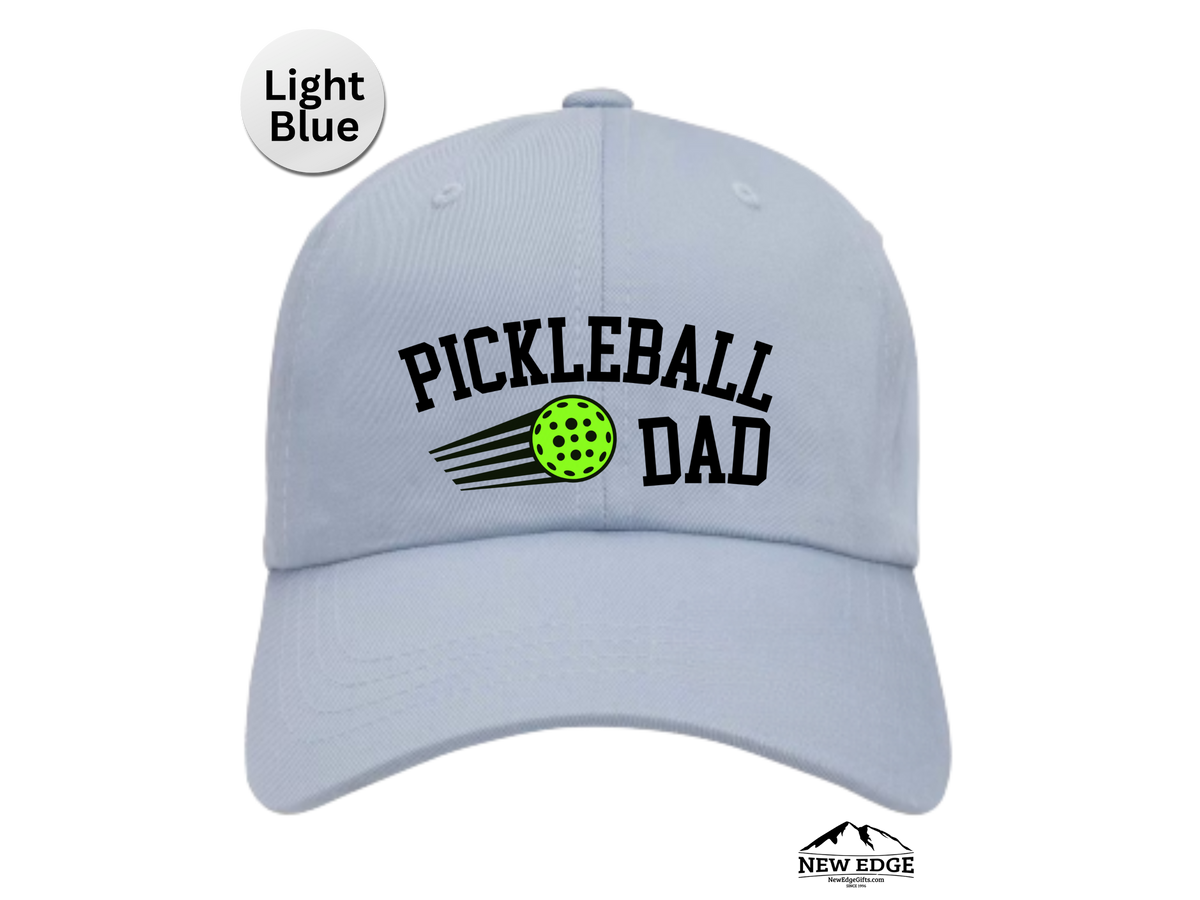 DAD Pickleball Hat – Embroidered Baseball Cap for Dads, Daddy, Fathers – Best Gift for Pickleball Players