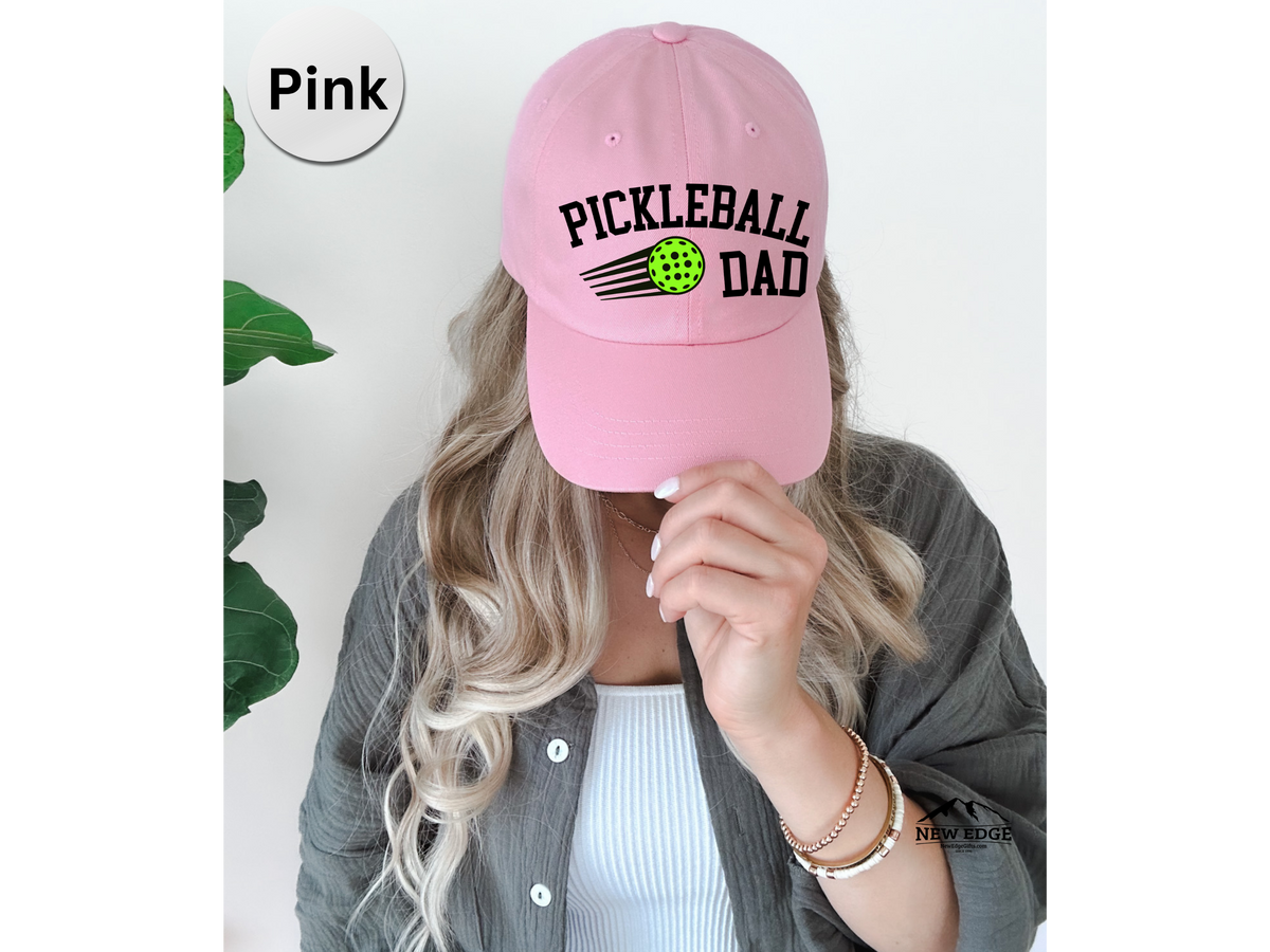 DAD Pickleball Hat – Embroidered Baseball Cap for Dads, Daddy, Fathers – Best Gift for Pickleball Players