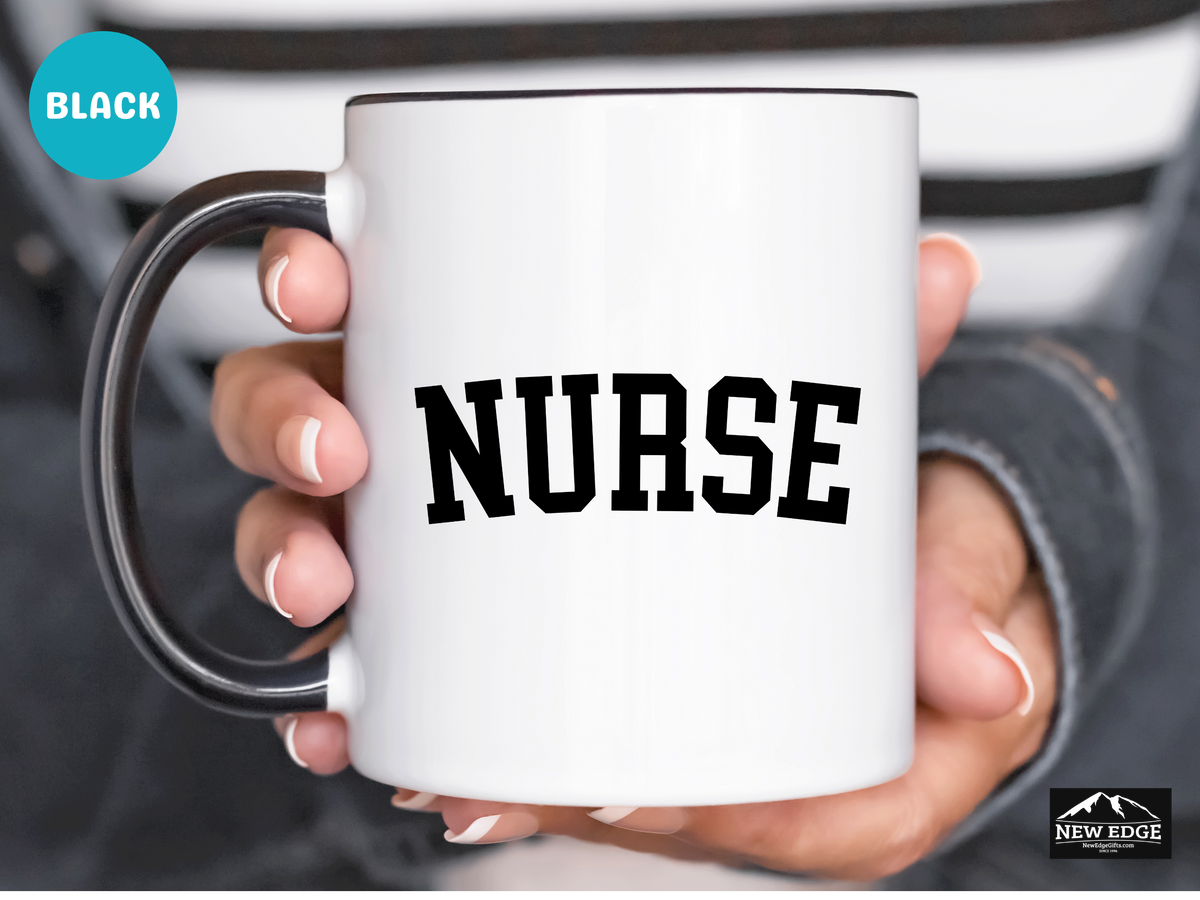 Nurse Coffee Mug – 11oz & 15oz Accent Mug for Nurses – Inspirational Gift for Healthcare Heroes – Cute Nurse Appreciation Cup for Work or Home