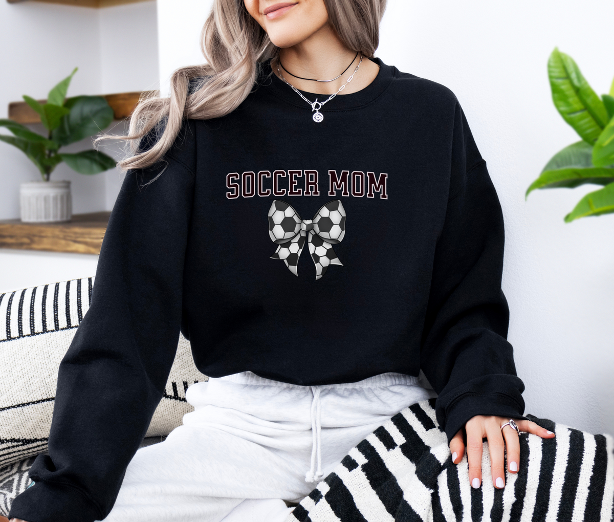 Soccer Mom Sweatshirt | Cozy Sports Crewneck | Proud Mom Pullover for Game Days