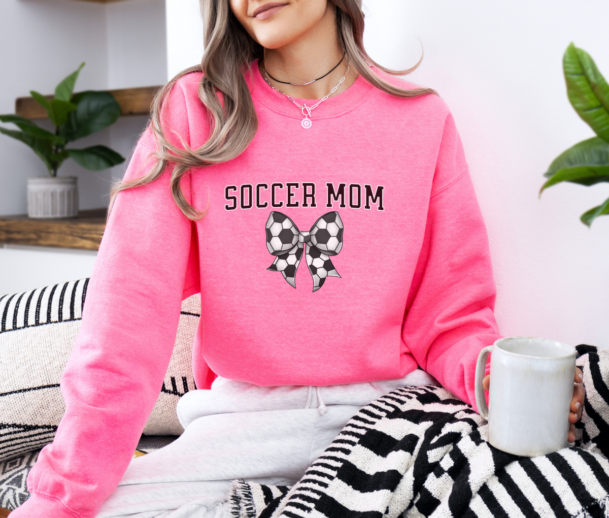 Soccer Mom Sweatshirt | Cozy Sports Crewneck | Proud Mom Pullover for Game Days