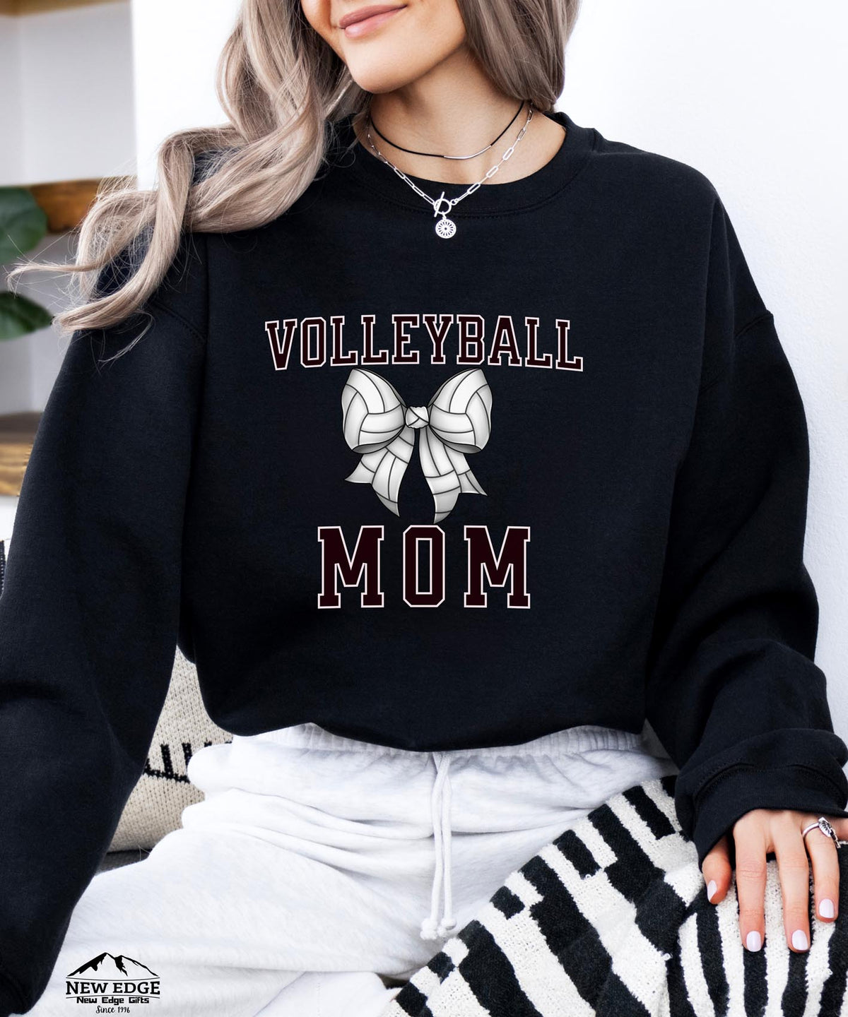 Volleyball Mom Sweatshirt | Sporty Game Day Crewneck | Cozy Athletic Team Spirit Pullover
