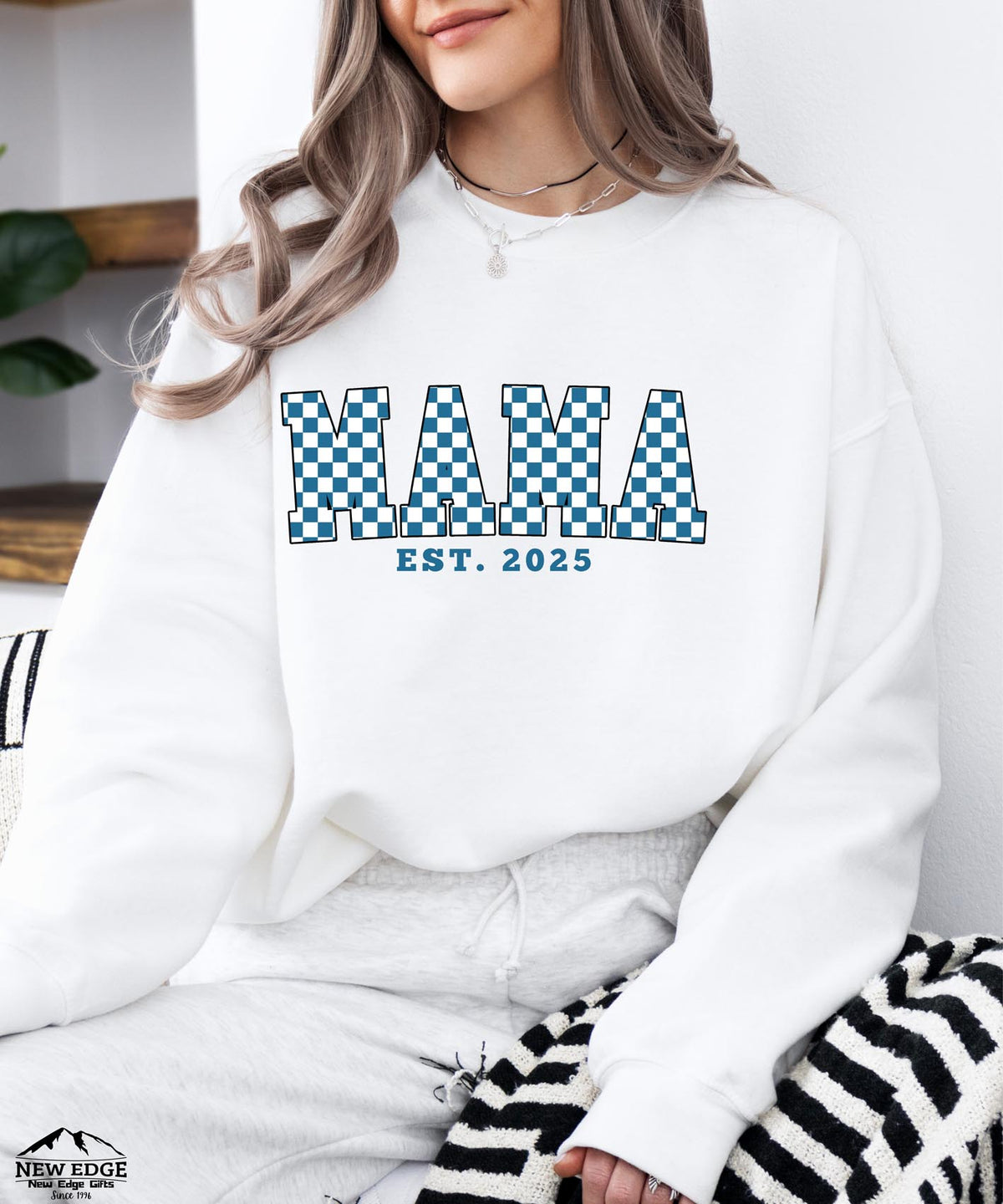 MOM EST. 2025 Sweatshirt | New Mom Gift | Pregnancy Announcement Crewneck | First Mother’s Day Sweater