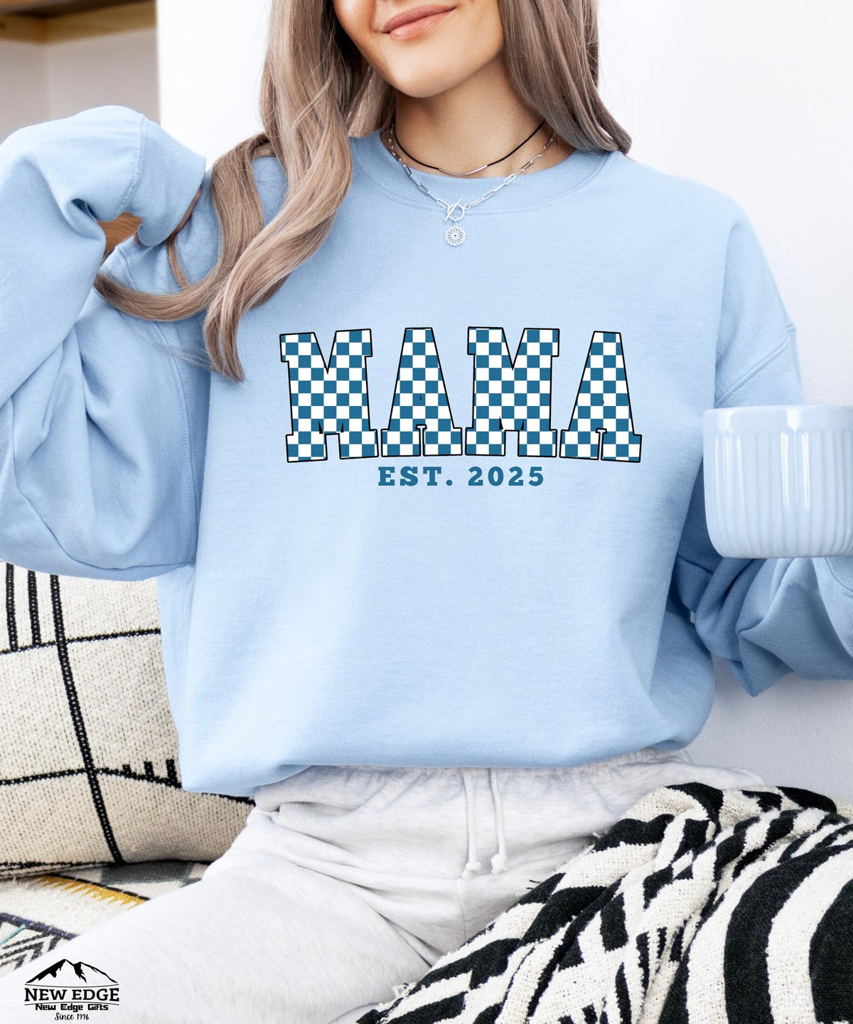 MOM EST. 2025 Sweatshirt | New Mom Gift | Pregnancy Announcement Crewneck | First Mother’s Day Sweater