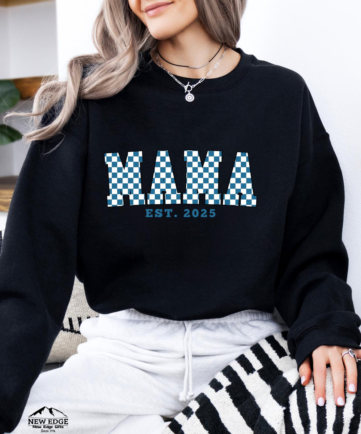 MOM EST. 2025 Sweatshirt | New Mom Gift | Pregnancy Announcement Crewneck | First Mother’s Day Sweater