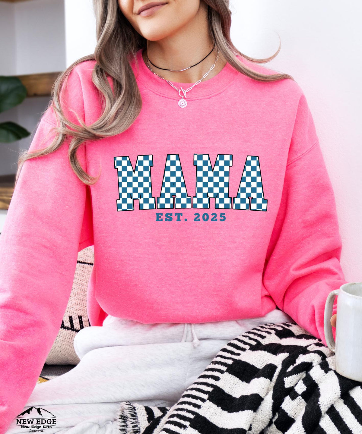 MOM EST. 2025 Sweatshirt | New Mom Gift | Pregnancy Announcement Crewneck | First Mother’s Day Sweater