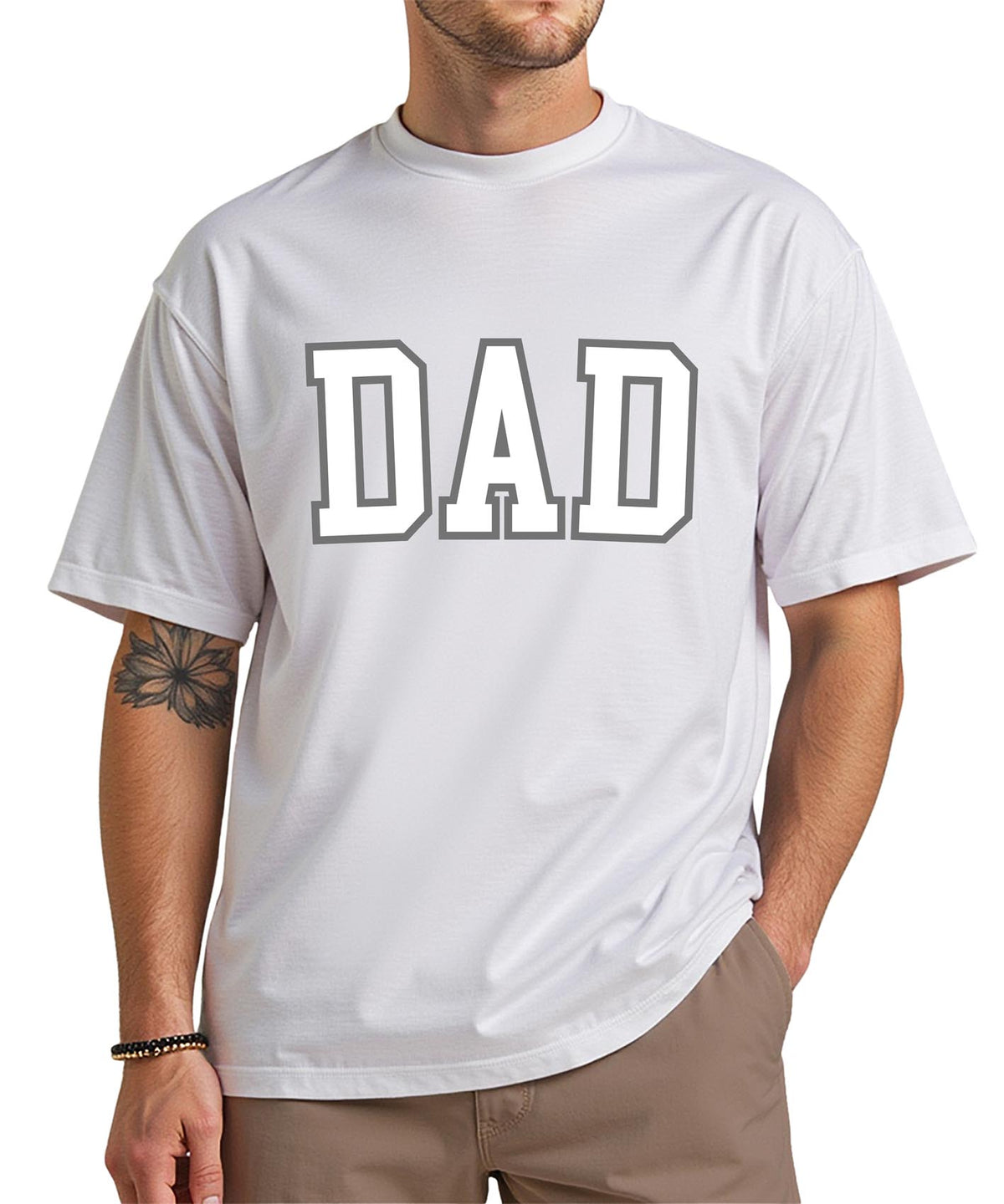 Dad Life Unisex Heavy Cotton Tee, Gift for Father's Day, Casual Everyday Wear, Birthday Gift for Dad, Family Reunion Shirt
