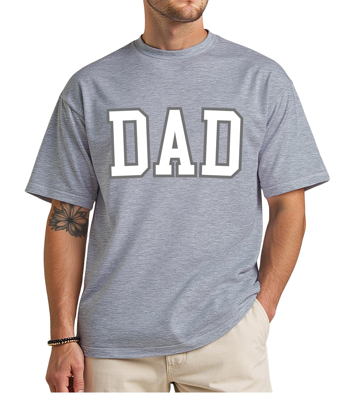 Dad Life Unisex Heavy Cotton Tee, Gift for Father's Day, Casual Everyday Wear, Birthday Gift for Dad, Family Reunion Shirt