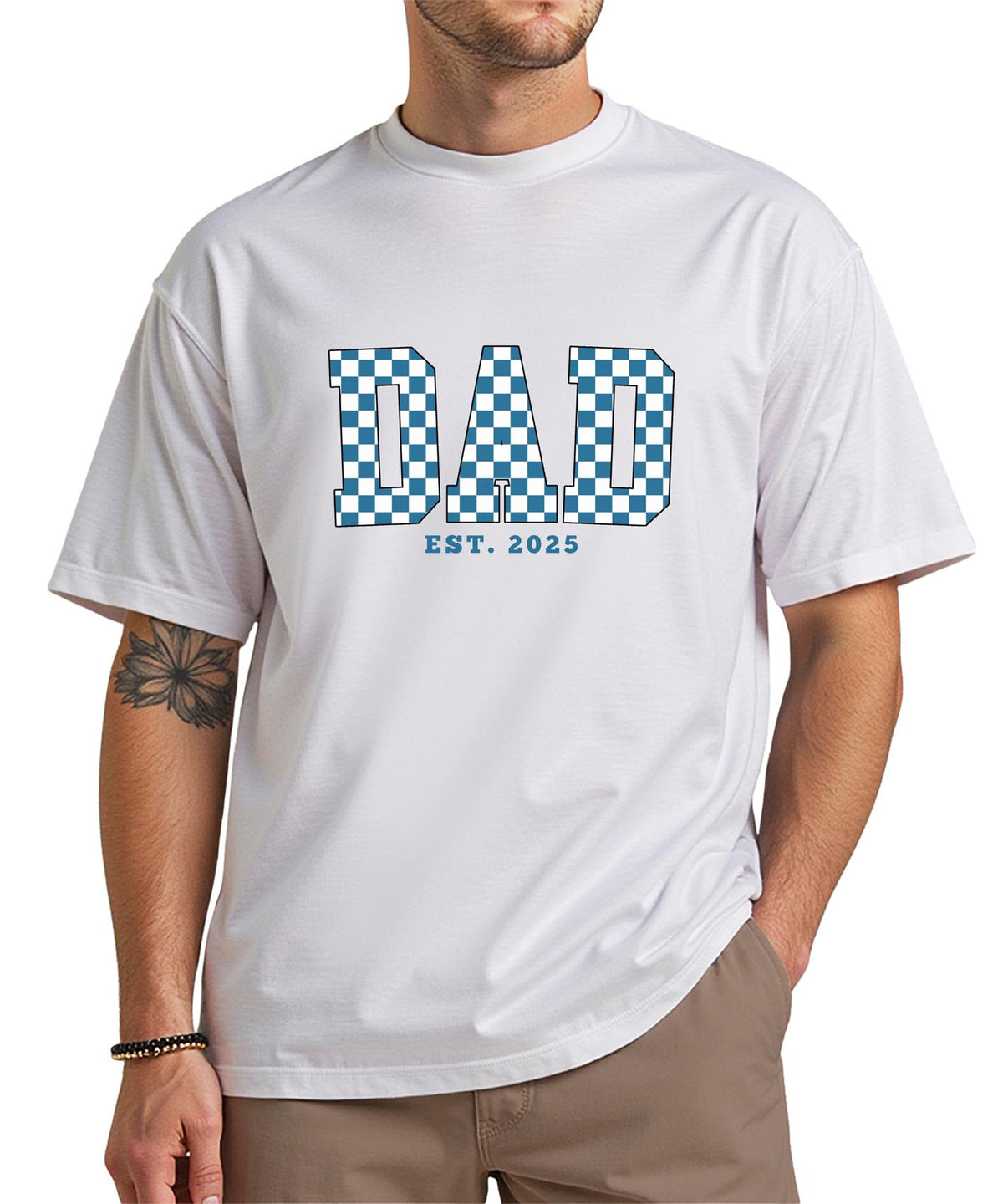 Dad EST. 2025 T-Shirt – New Dad Gift, First Time Father Shirt, Pregnancy Announcement Tee for Expecting Dads