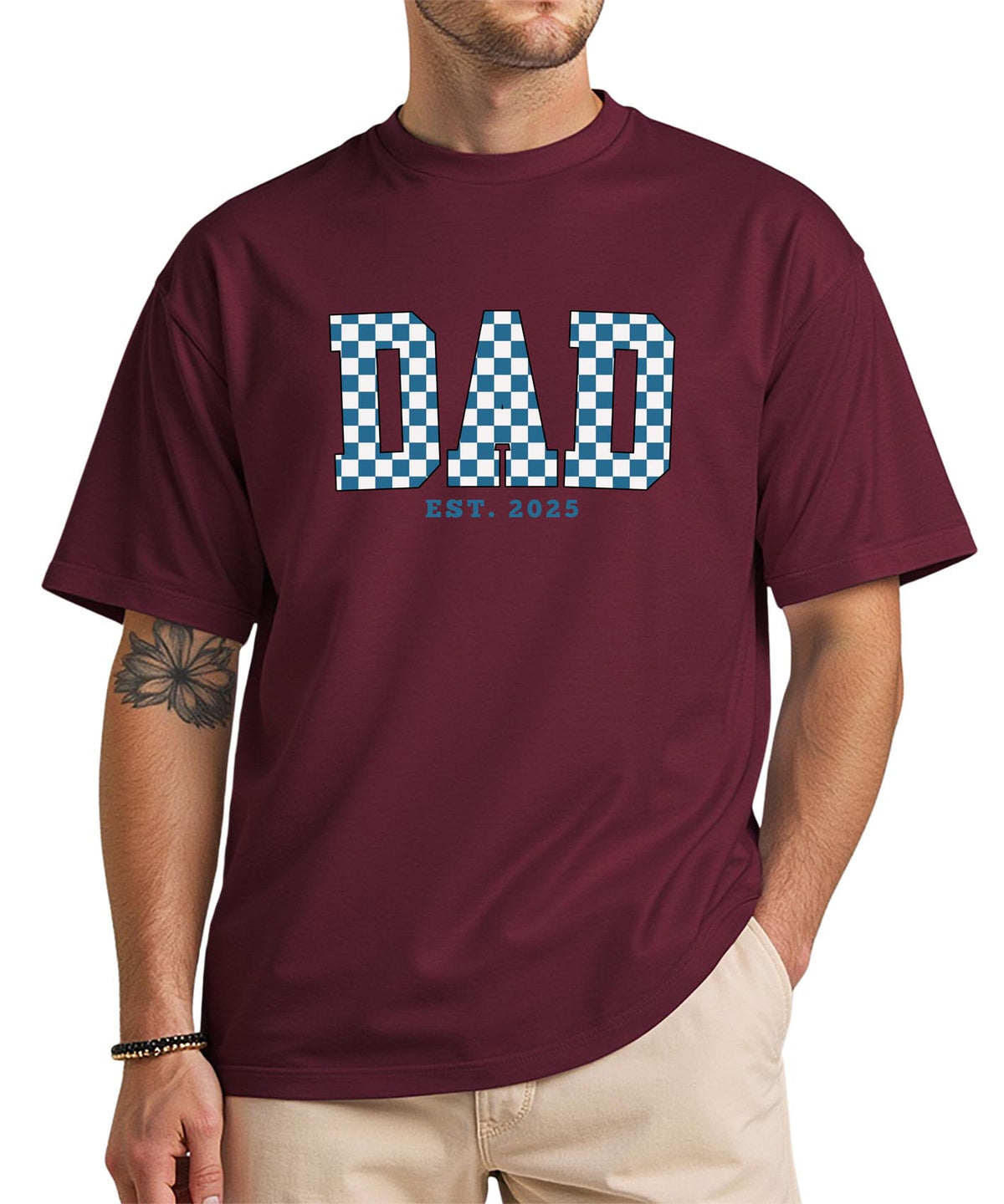 Dad EST. 2025 T-Shirt – New Dad Gift, First Time Father Shirt, Pregnancy Announcement Tee for Expecting Dads