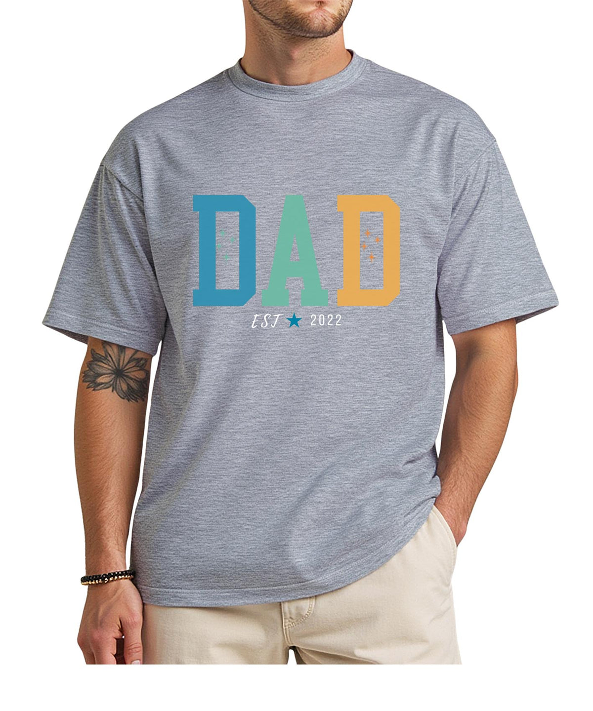 Dad Retro EST. 2022 T-Shirt – Vintage Fatherhood Tee, New Dad Gift, First Time Father Shirt