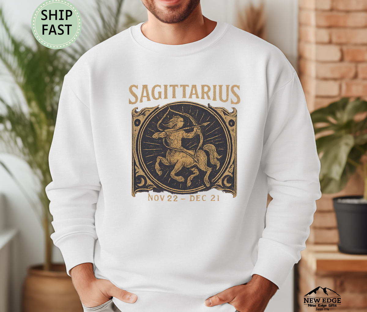 Sagittarius Zodiac Sweatshirt – Astrological Sign Cozy Unisex Pullover