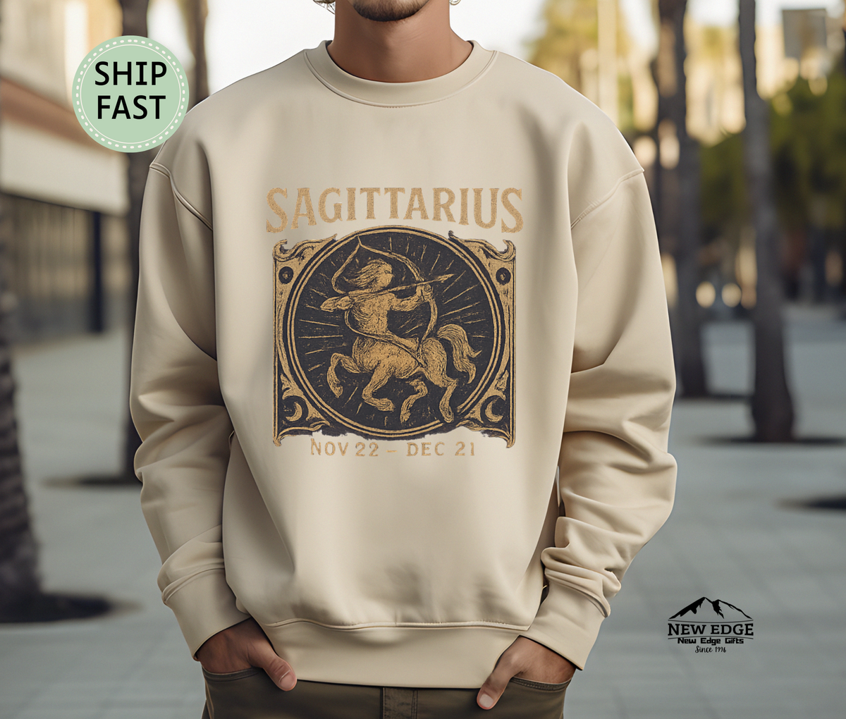 Sagittarius Zodiac Sweatshirt – Astrological Sign Cozy Unisex Pullover