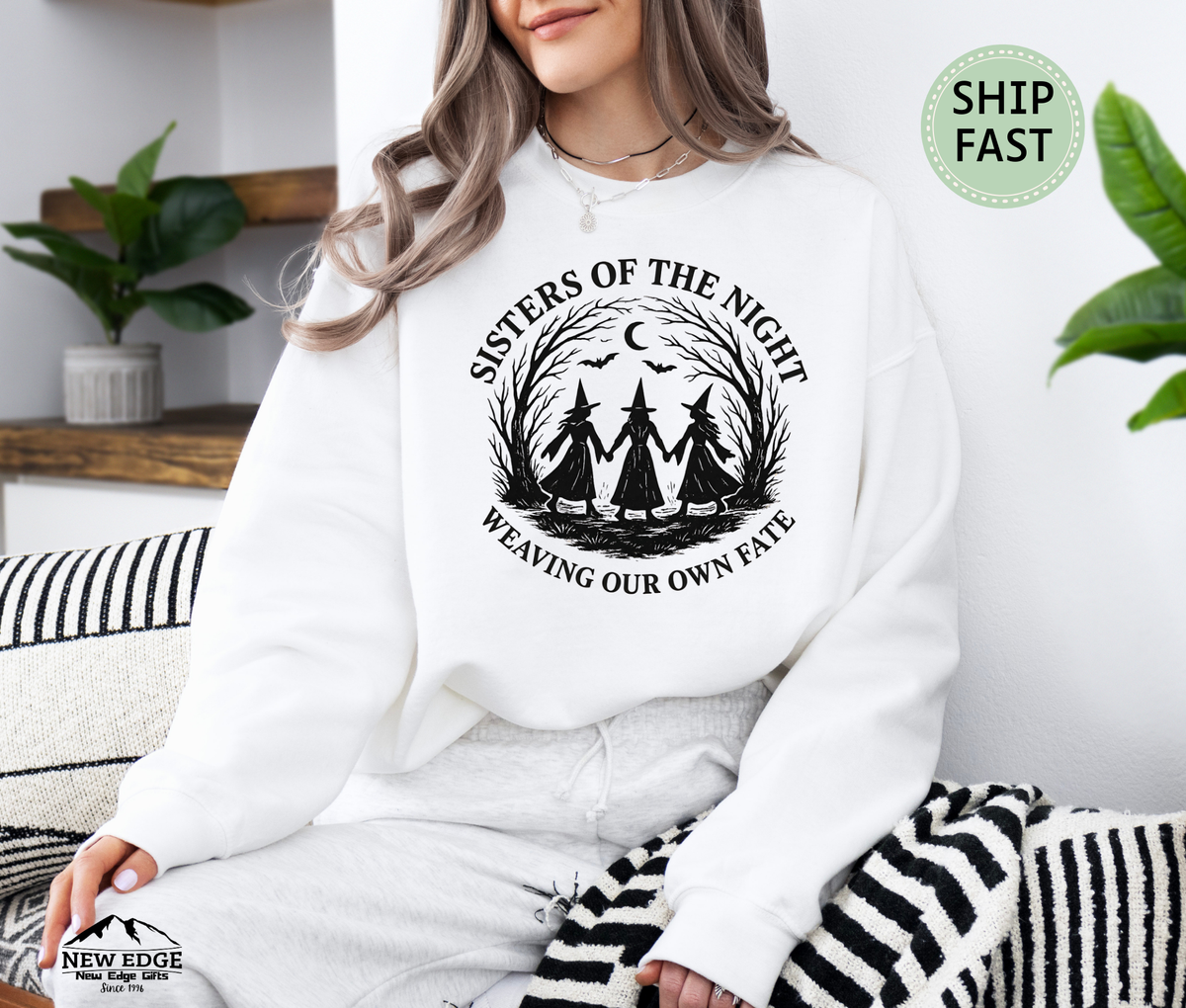 Sisters of the Night Weaving Our Own Fate Unisex Sweatshirt
