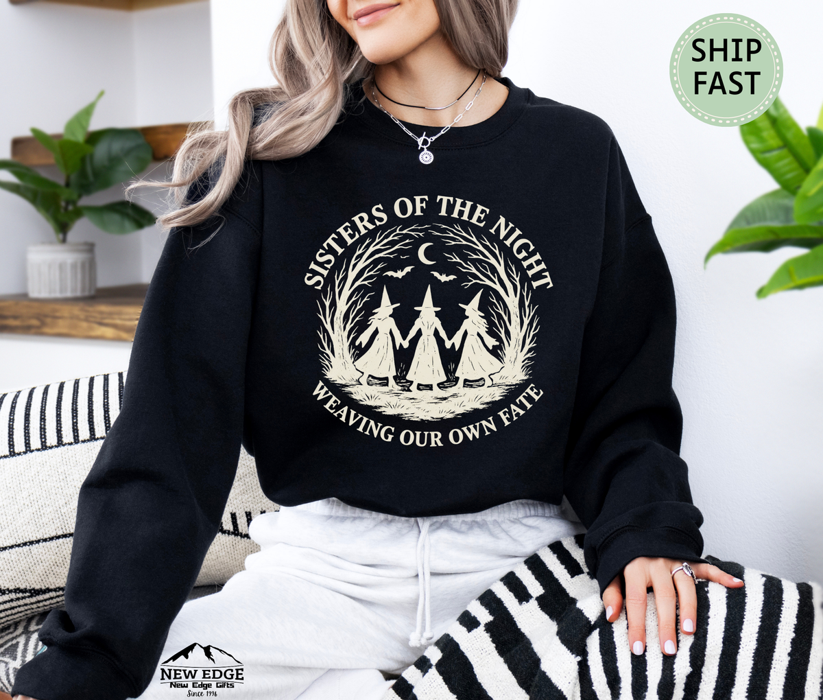 Sisters of the Night Weaving Our Own Fate Unisex Sweatshirt