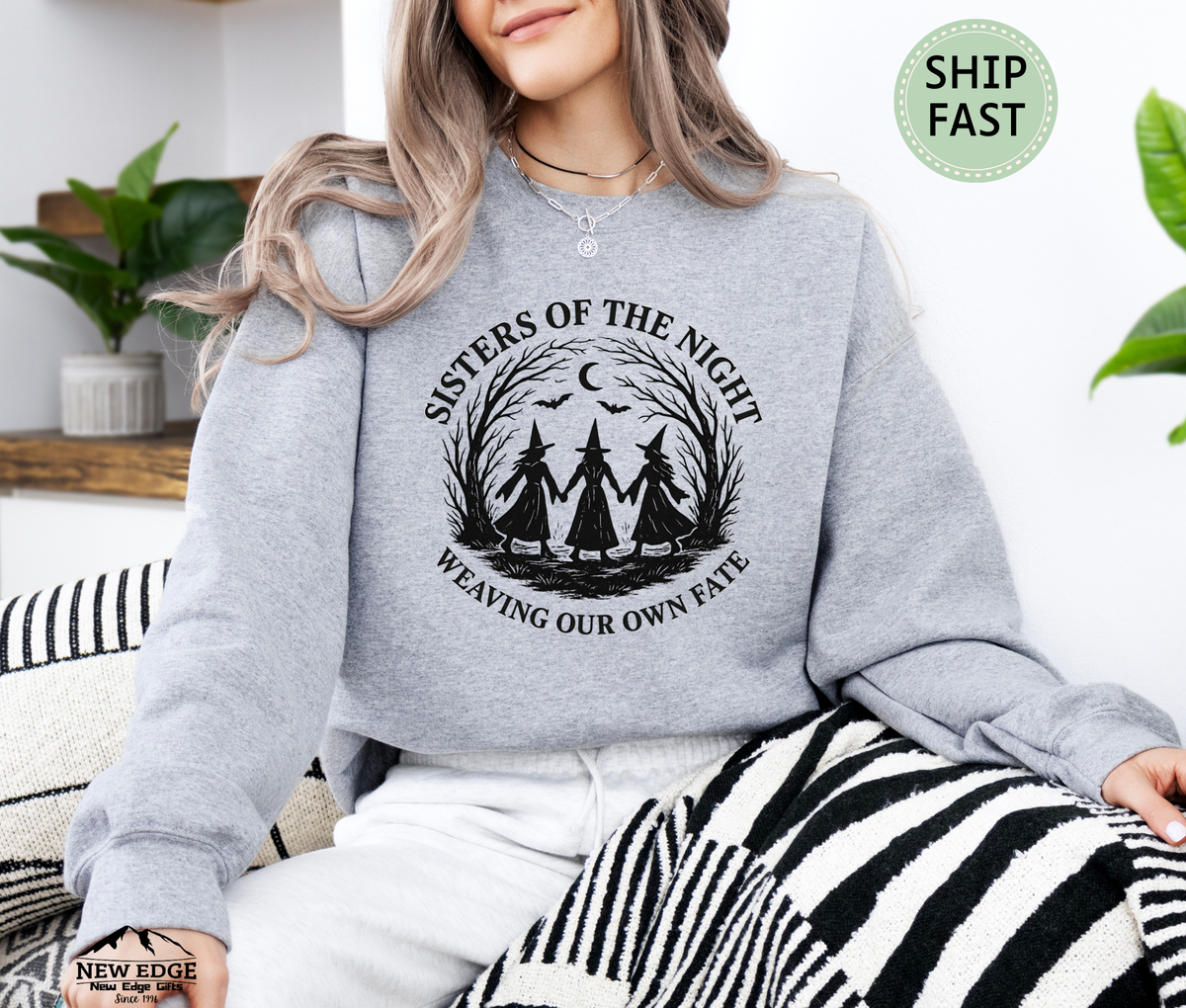 Sisters of the Night Weaving Our Own Fate Unisex Sweatshirt