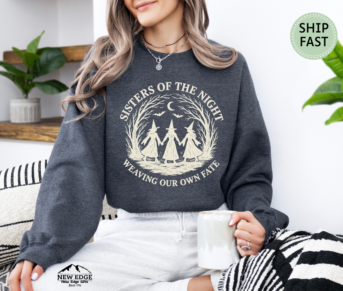 Sisters of the Night Weaving Our Own Fate Unisex Sweatshirt