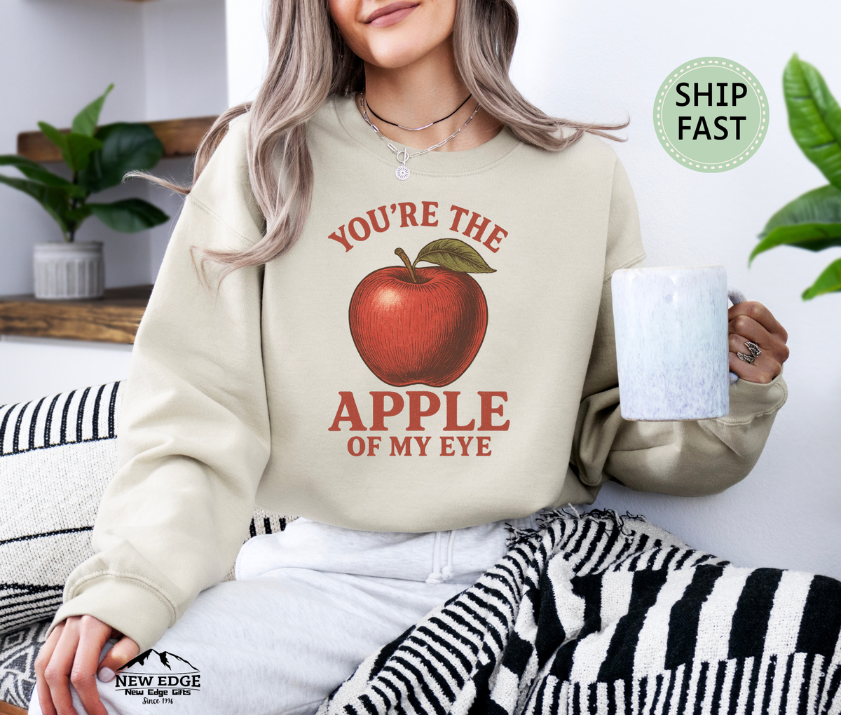 You're the Apple of my eye unisex Sweatshirt