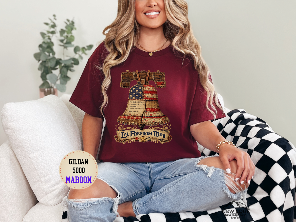 Liberty Bell T-Shirt – Vintage "Let Freedom Ring" Patriotic Tee