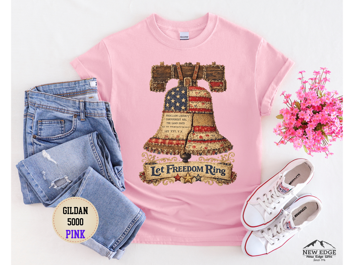 Liberty Bell T-Shirt – Vintage "Let Freedom Ring" Patriotic Tee