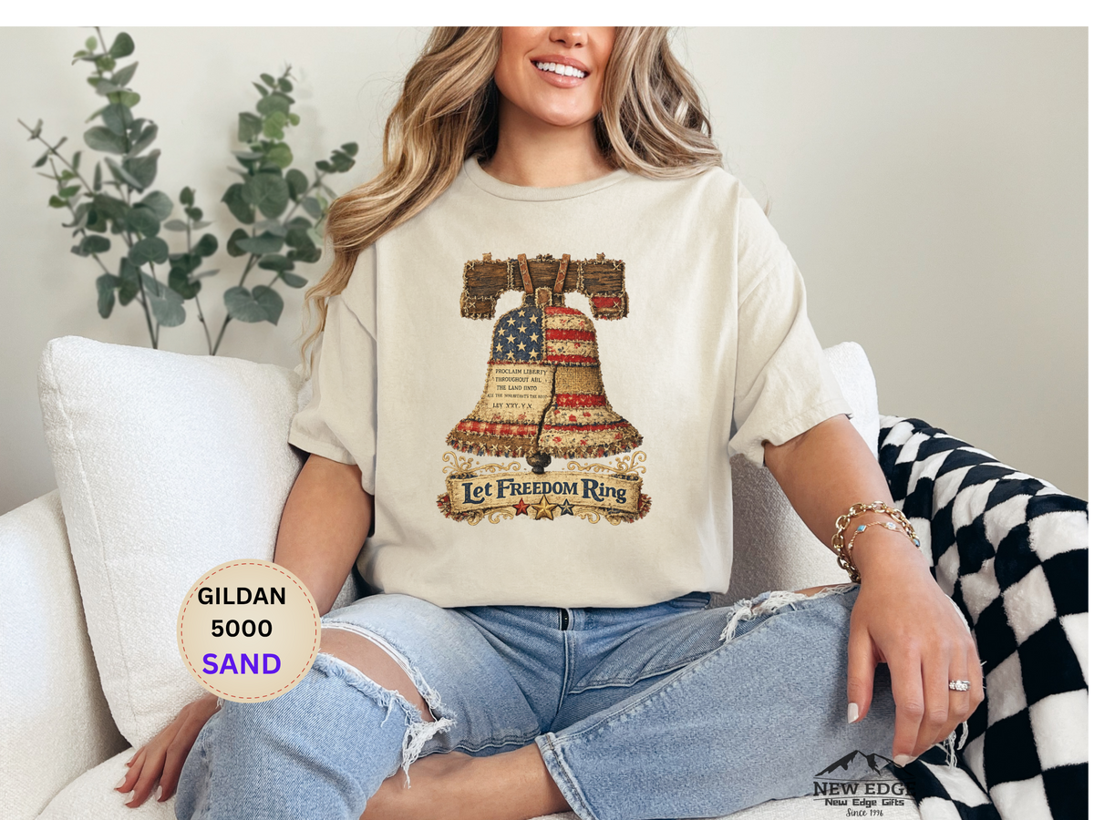 Liberty Bell T-Shirt – Vintage "Let Freedom Ring" Patriotic Tee