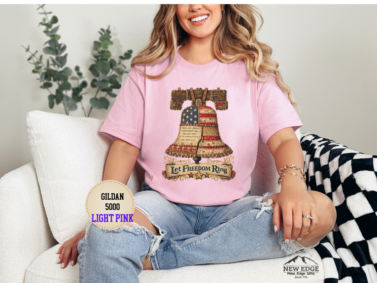 Liberty Bell T-Shirt – Vintage "Let Freedom Ring" Patriotic Tee