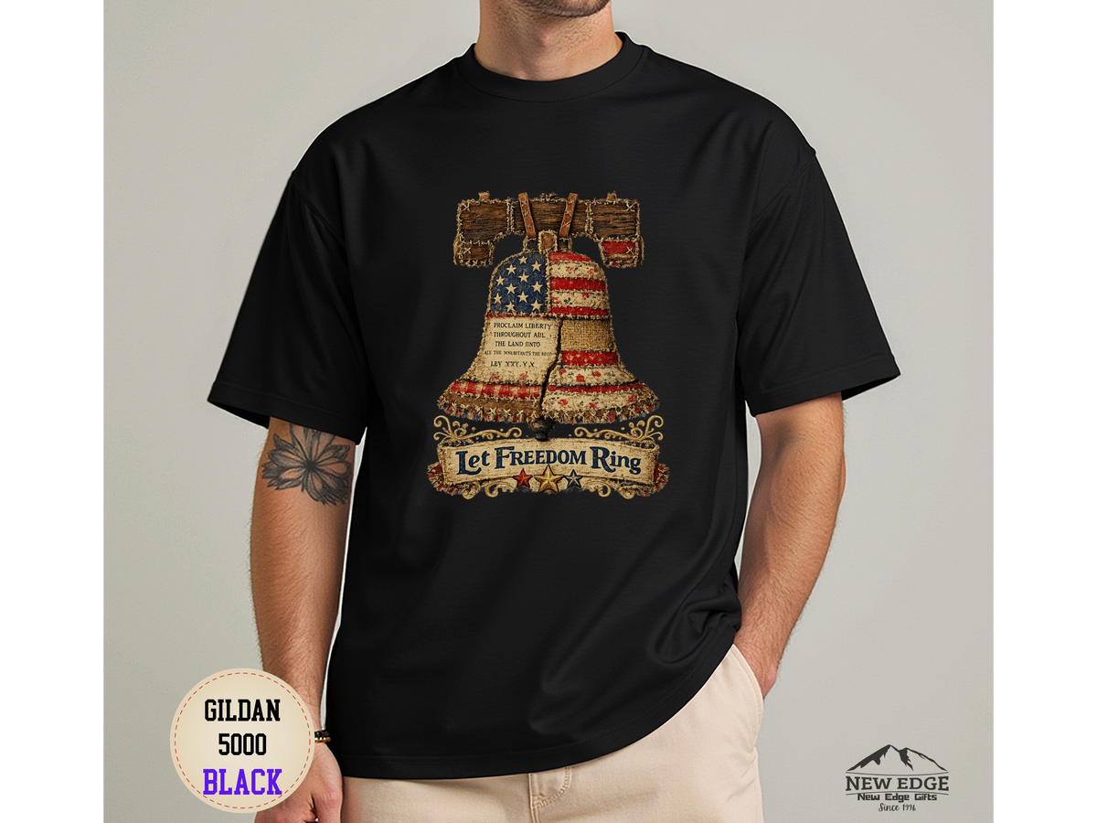 Liberty Bell T-Shirt – Vintage "Let Freedom Ring" Patriotic Tee