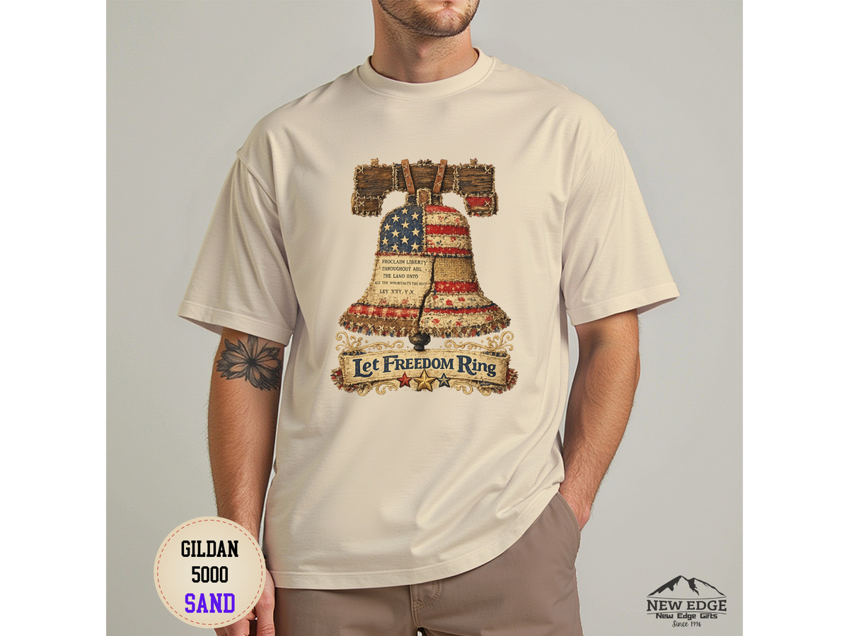 Liberty Bell T-Shirt – Vintage "Let Freedom Ring" Patriotic Tee