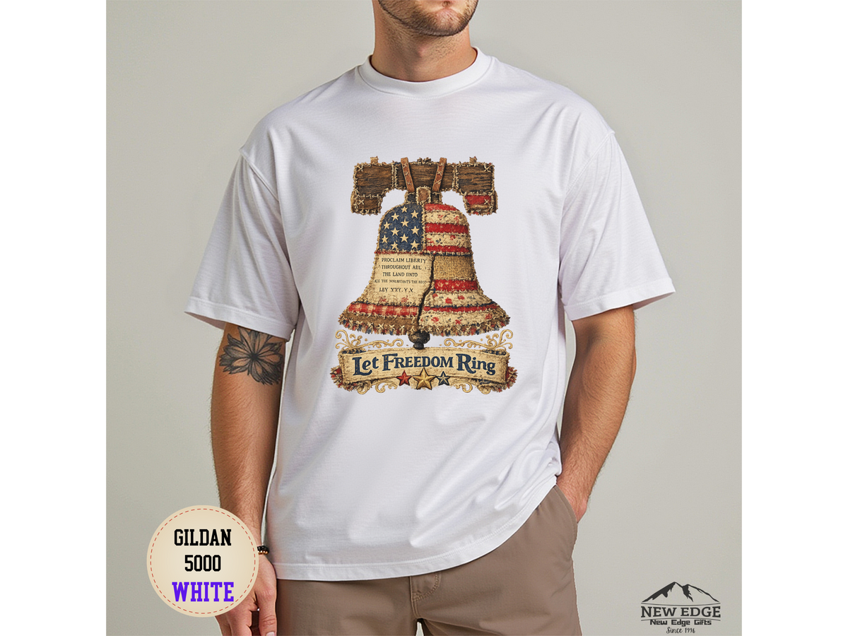 Liberty Bell T-Shirt – Vintage "Let Freedom Ring" Patriotic Tee