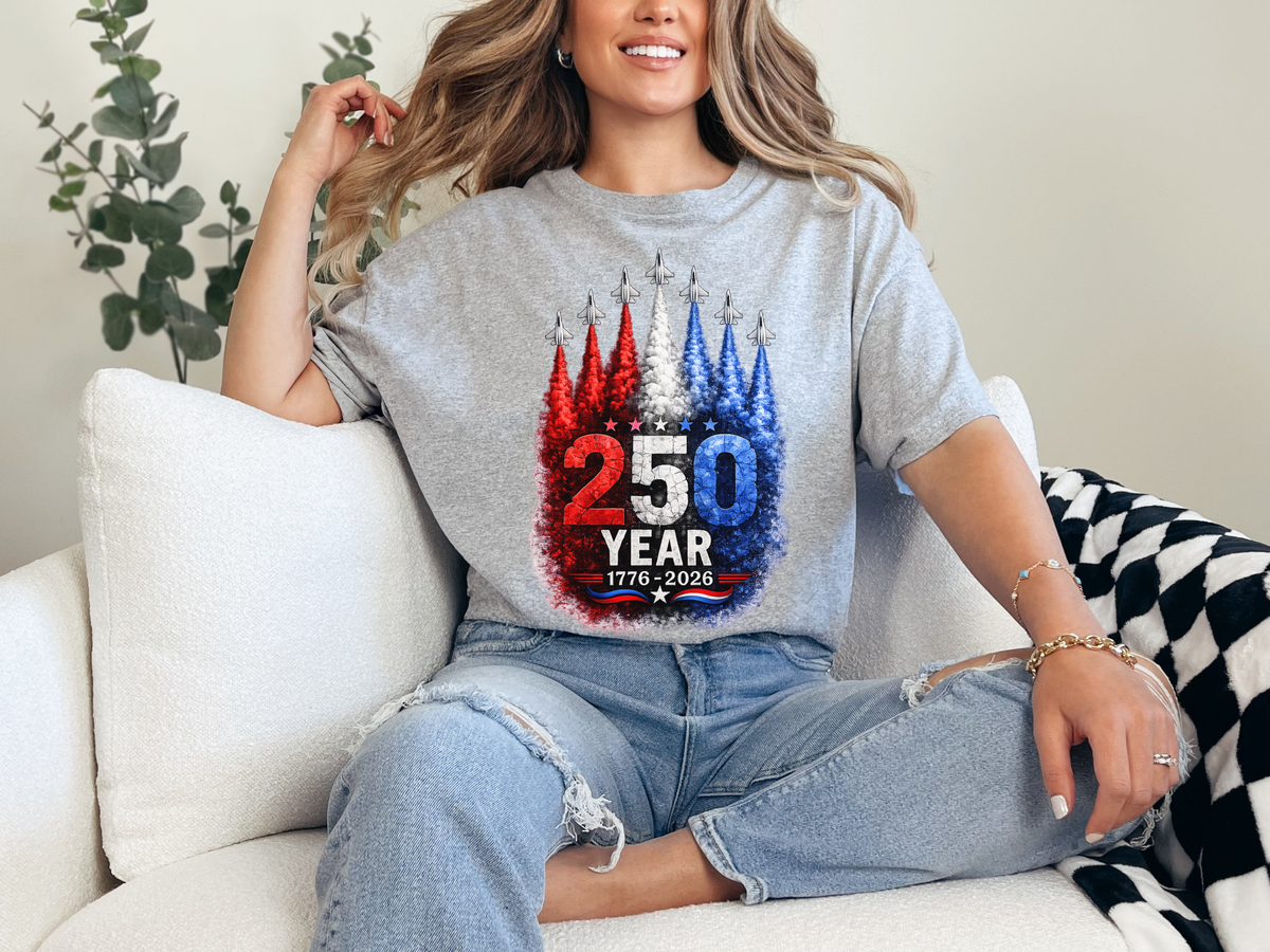 America’s 250 Year Patriotic Fighter Jets Vintage Independence Day Unisex T Shirt
